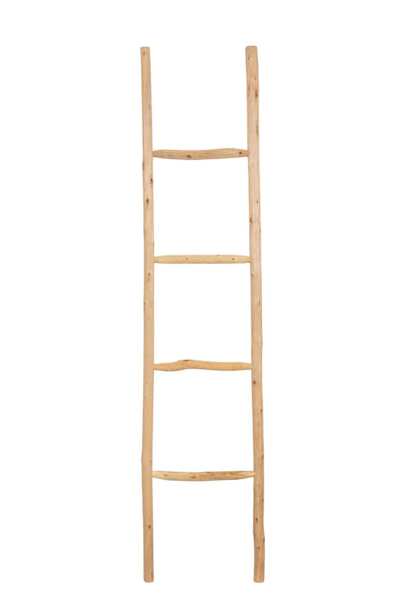 Biscottini Scala portasciugamani in legno finitura naturale dimensioni lunghezza profondità