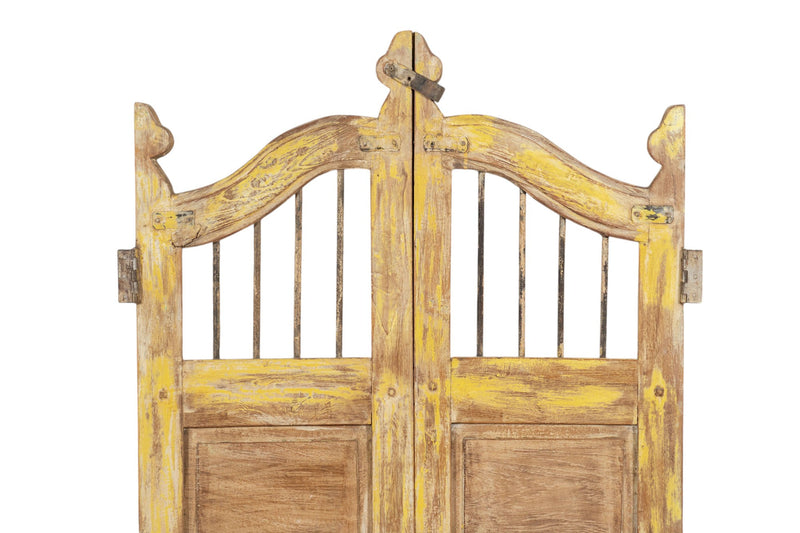 Biscottini Cancello in legno massello e ferro, da interno e da esterno Molto solido robusto