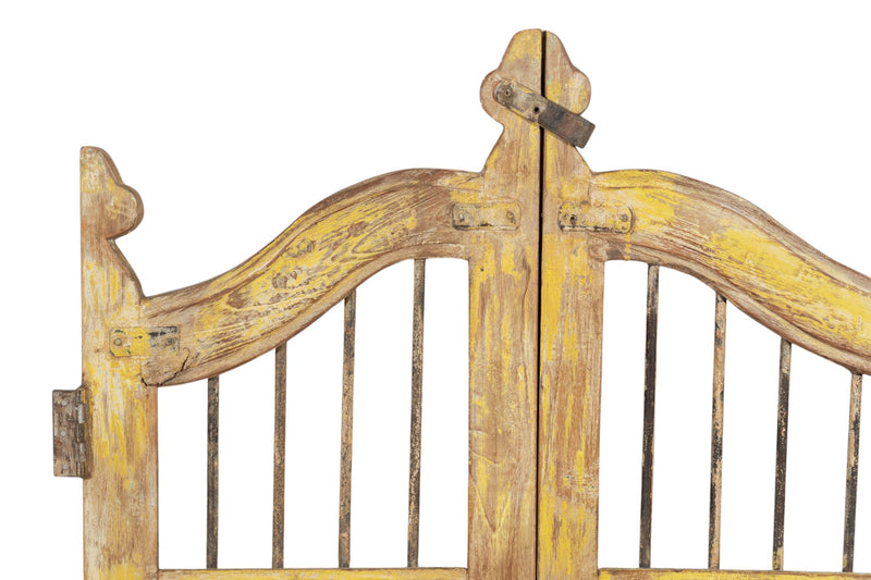 Biscottini Cancello in legno massello e ferro, da interno e da esterno Molto solido robusto