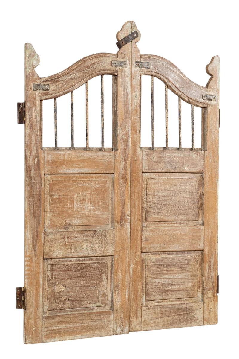 Biscottini Cancello in legno massello e ferro, da interno e da esterno Molto solido robusto