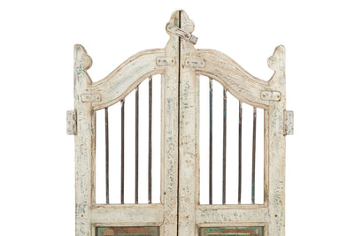 Biscottini Cancello in legno massello e ferro, da interno e da esterno