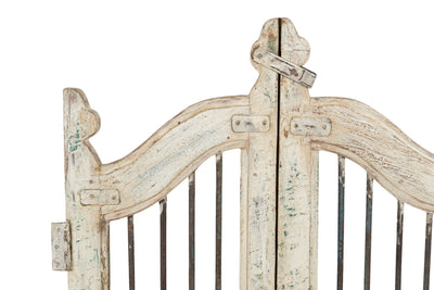 Biscottini Cancello in legno massello e ferro, da interno e da esterno