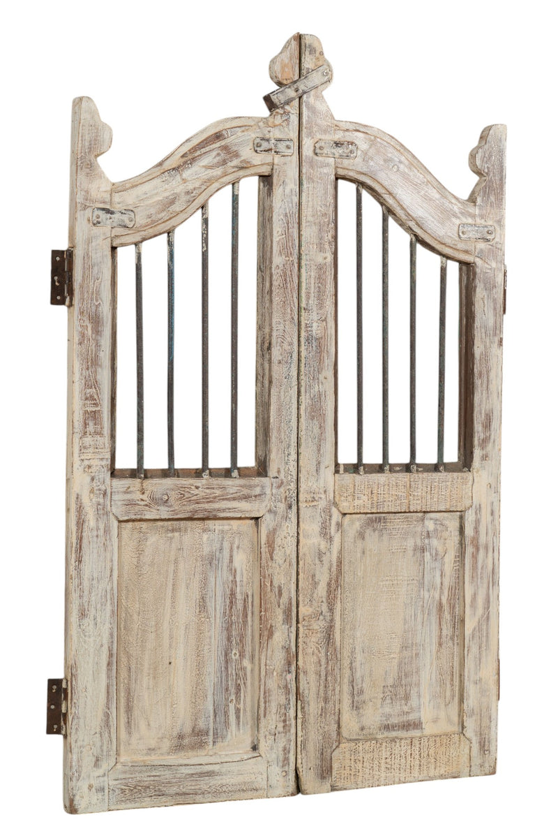 Biscottini Cancello in legno massello e ferro, da interno e da esterno