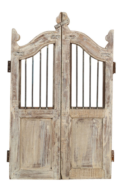 Biscottini Cancello in legno massello e ferro, da interno e da esterno