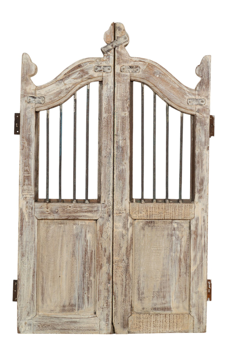 Biscottini Cancello in legno massello e ferro, da interno e da esterno