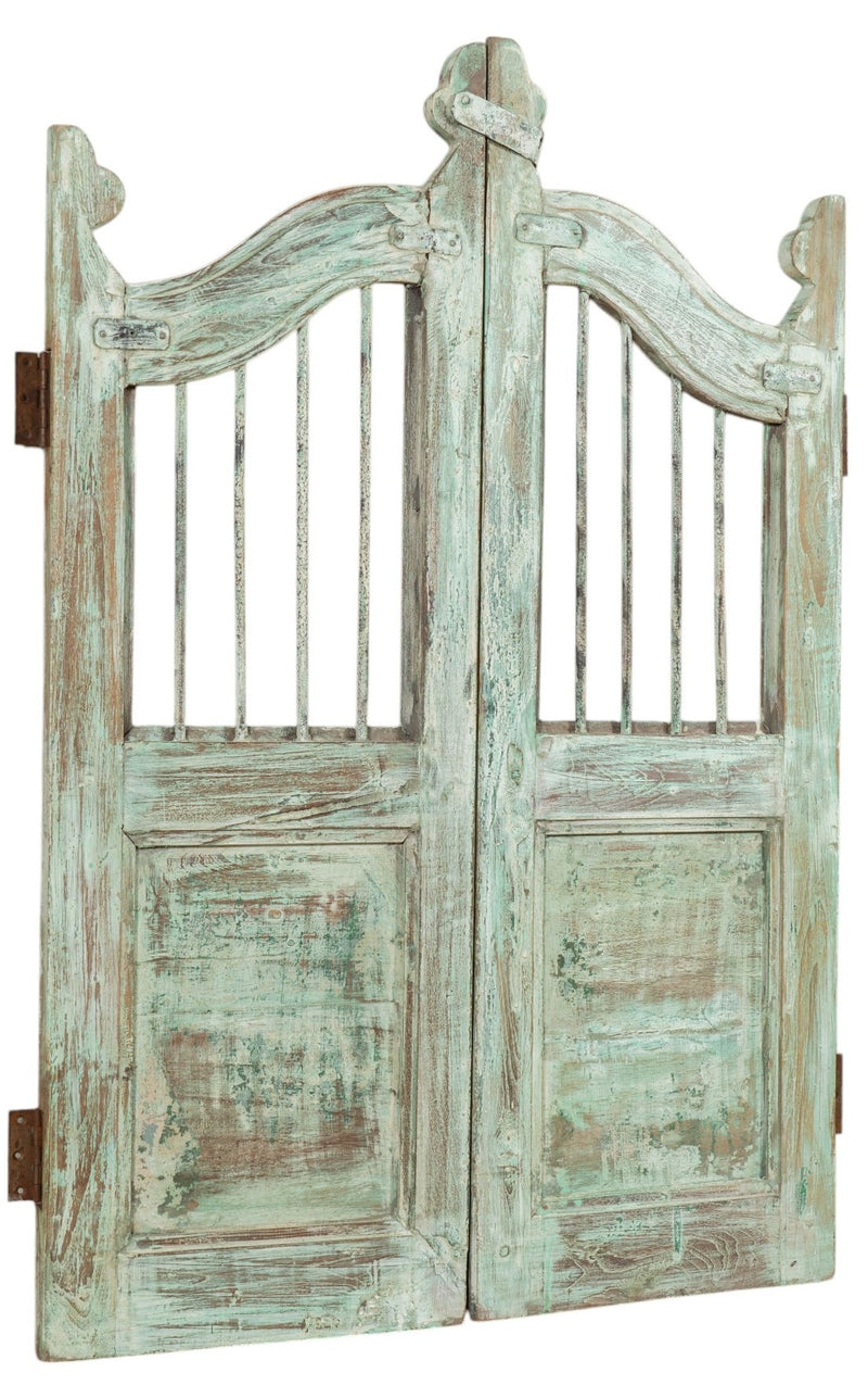 Biscottini Cancello in legno massello e ferro, da interno e da esterno