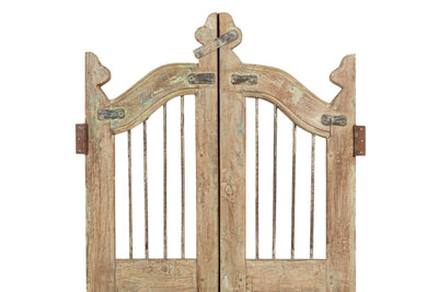 Biscottini Cancello in legno massello e ferro, da interno e da esterno