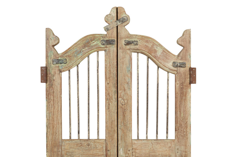 Biscottini Cancello in legno massello e ferro, da interno e da esterno