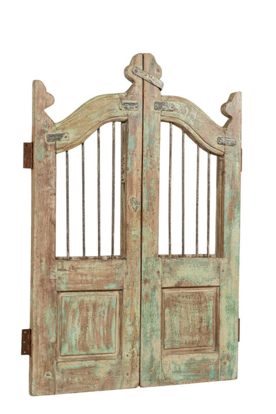 Biscottini Cancello in legno massello e ferro, da interno e da esterno