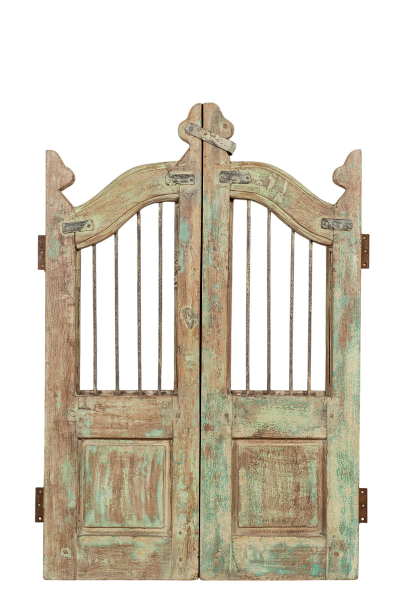 Biscottini Cancello in legno massello e ferro, da interno e da esterno