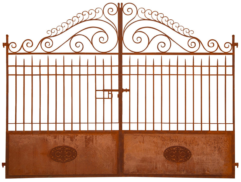 Biscottini CANCELLO IN FERRO L320XPR7XH245 CM battuto forgiato mano. Offerta Speciale