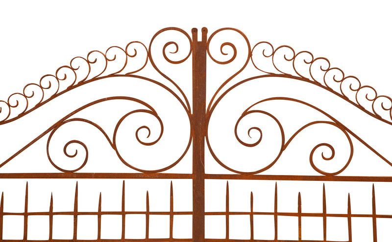 Biscottini CANCELLO IN FERRO L320XPR7XH245 CM battuto forgiato mano. Offerta Speciale