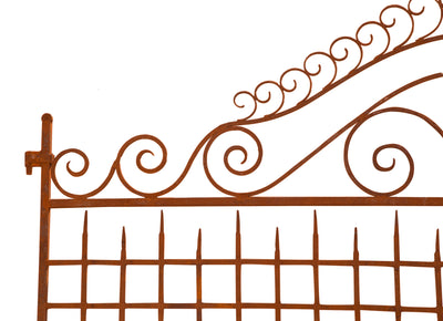 Biscottini CANCELLO IN FERRO L320XPR7XH245 CM battuto forgiato mano. Offerta Speciale