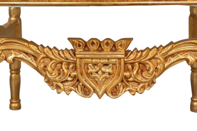 Biscottini Trono in legno massello di mogano 88x70x180 cm