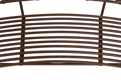 Biscottini Panchina Liberty in ghisa e ferro finitura anticata