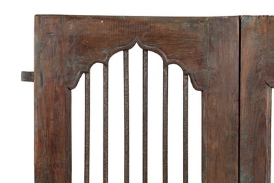 Biscottini Porta portone in legno massello e ferro da interno o da esterno vecchia e antica medievale