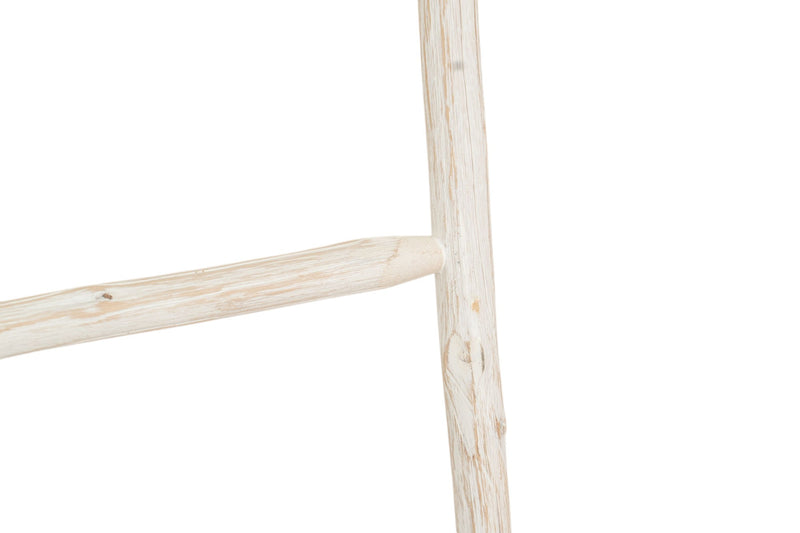 Biscottini Scala portasciugamani in legno finitura bianca