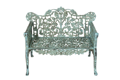 Biscottini Panchina Liberty in ghisa finitura anticata Molto robusta, stabile Offerta