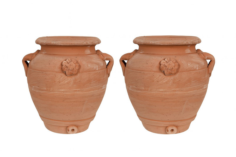 Biscottini Set 2 Orcini in Terracotta 100% Made in Italy interamente Lavorati a Mano