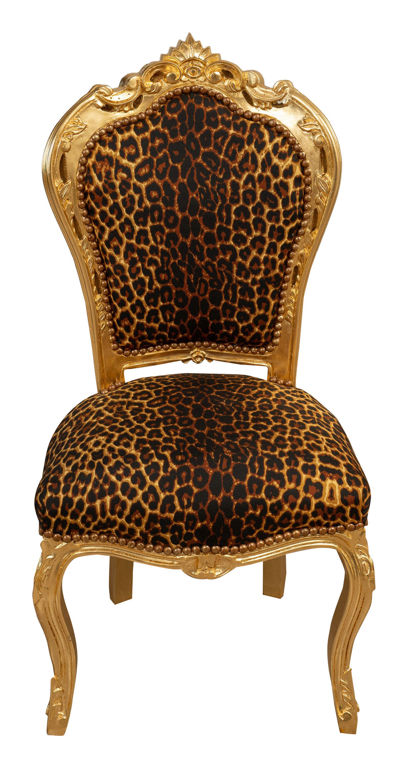 Biscottini Sedia poltrona stile francese Luigi XVI in legno massello di faggio