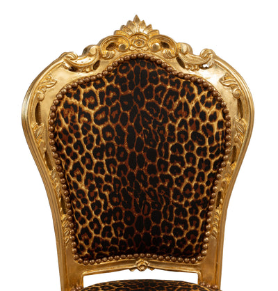 Biscottini Sedia poltrona stile francese Luigi XVI in legno massello di faggio