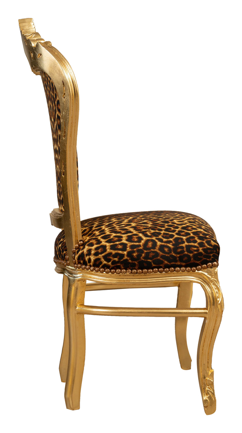 Biscottini Sedia poltrona stile francese Luigi XVI in legno massello di faggio