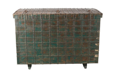 Biscottini Vecchio forziere in legno e ferro L173XPR96XH120 cm