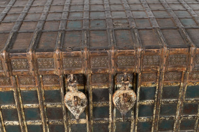 Biscottini Vecchio forziere in legno e ferro L173XPR96XH120 cm