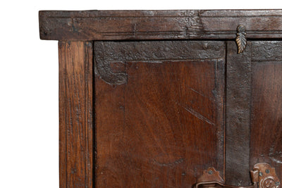 Biscottini Finestra finestrina grata in legno massello e in ferro antica e vecchia medievale con telaio da interno o da esterno