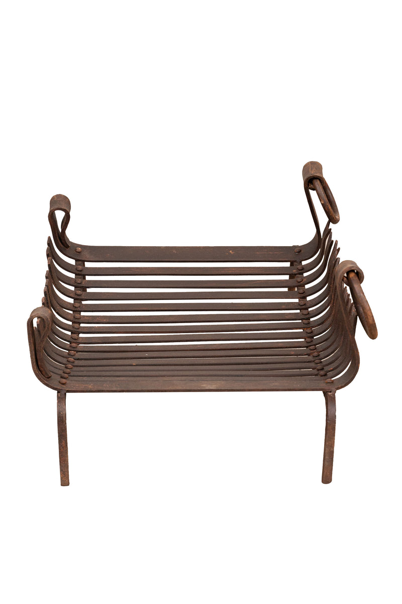 Biscottini Braciere in ferro battuto lavorato a mano L64XPR48XH30 cm