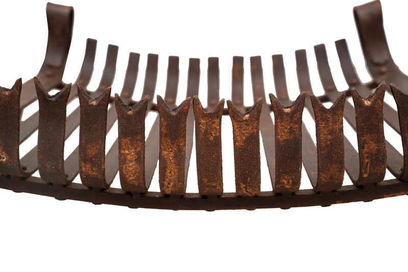 Biscottini Braciere in ferro battuto lavorato a mano L64XPR48XH30 cm