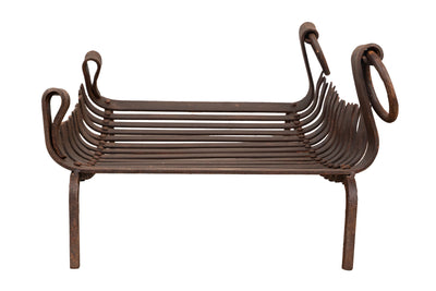 Biscottini Braciere in ferro battuto lavorato a mano L64XPR48XH30 cm