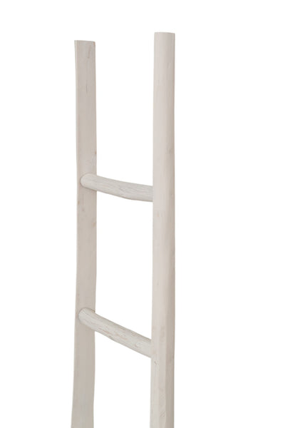 Biscottini Scala portasciugamani in legno finitura bianca anticata