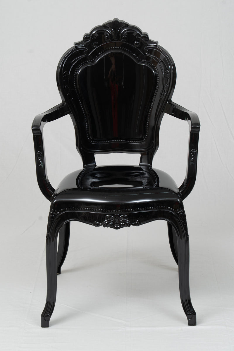 Biscottini Sedia da pranzo in policarbonato con braccioli