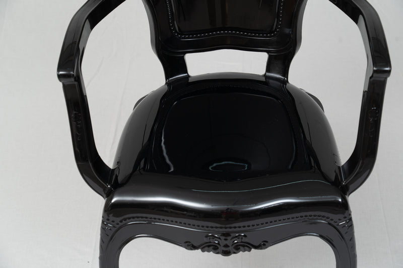 Biscottini Sedia da pranzo in policarbonato con braccioli