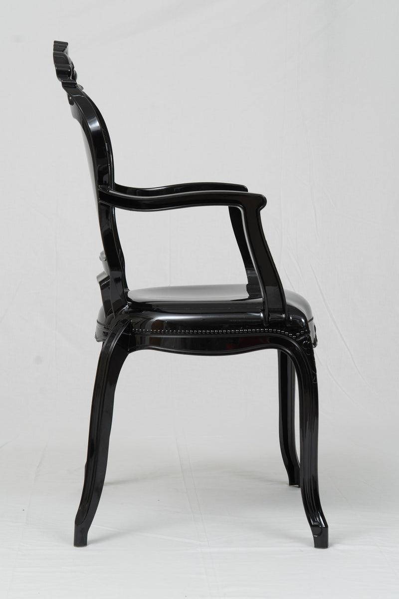 Biscottini Sedia da pranzo in policarbonato con braccioli