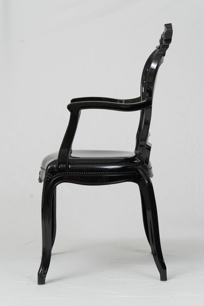 Biscottini Sedia da pranzo in policarbonato con braccioli