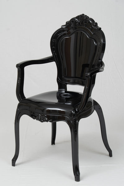 Biscottini Sedia da pranzo in policarbonato con braccioli