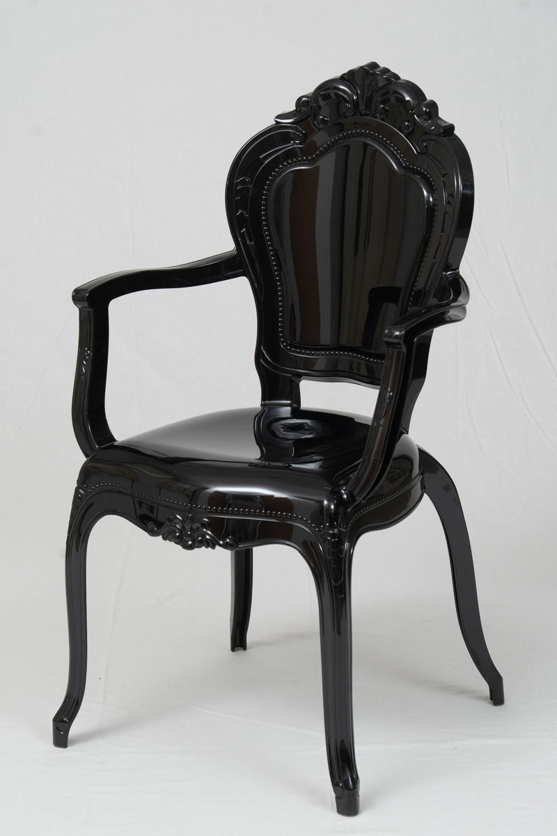 Biscottini Sedia da pranzo in policarbonato con braccioli