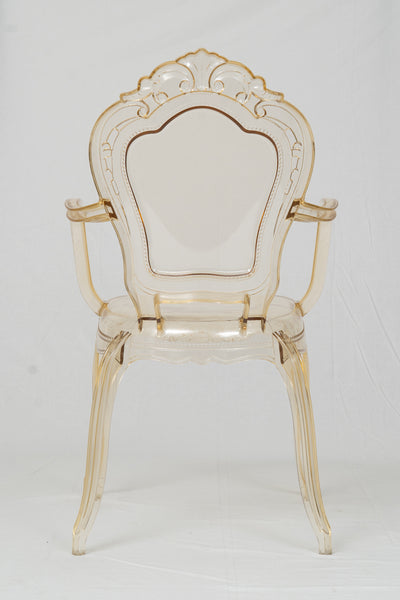 Biscottini Sedia da pranzo in policarbonato con braccioli