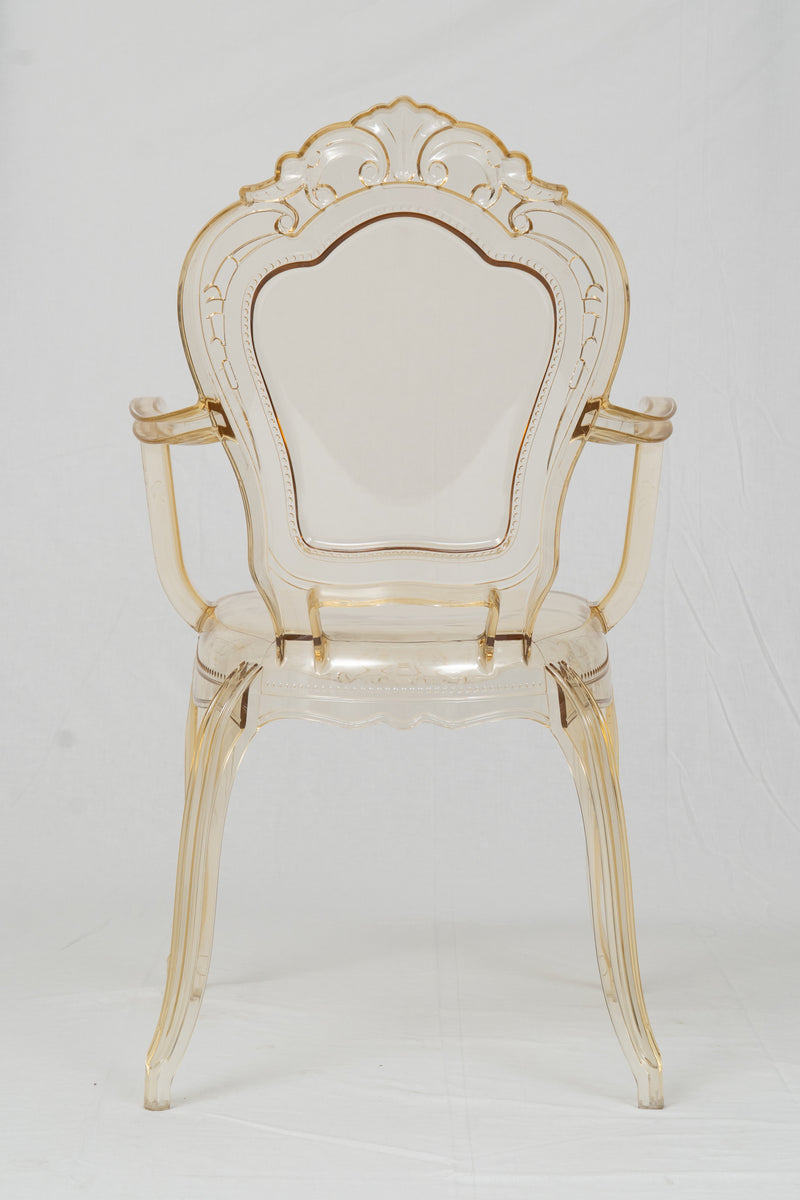 Biscottini Sedia da pranzo in policarbonato con braccioli