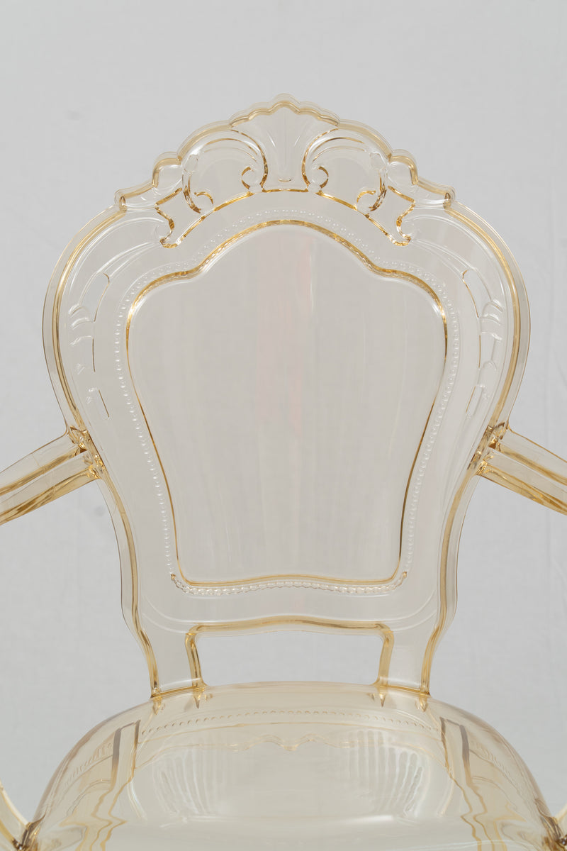 Biscottini Sedia da pranzo in policarbonato con braccioli