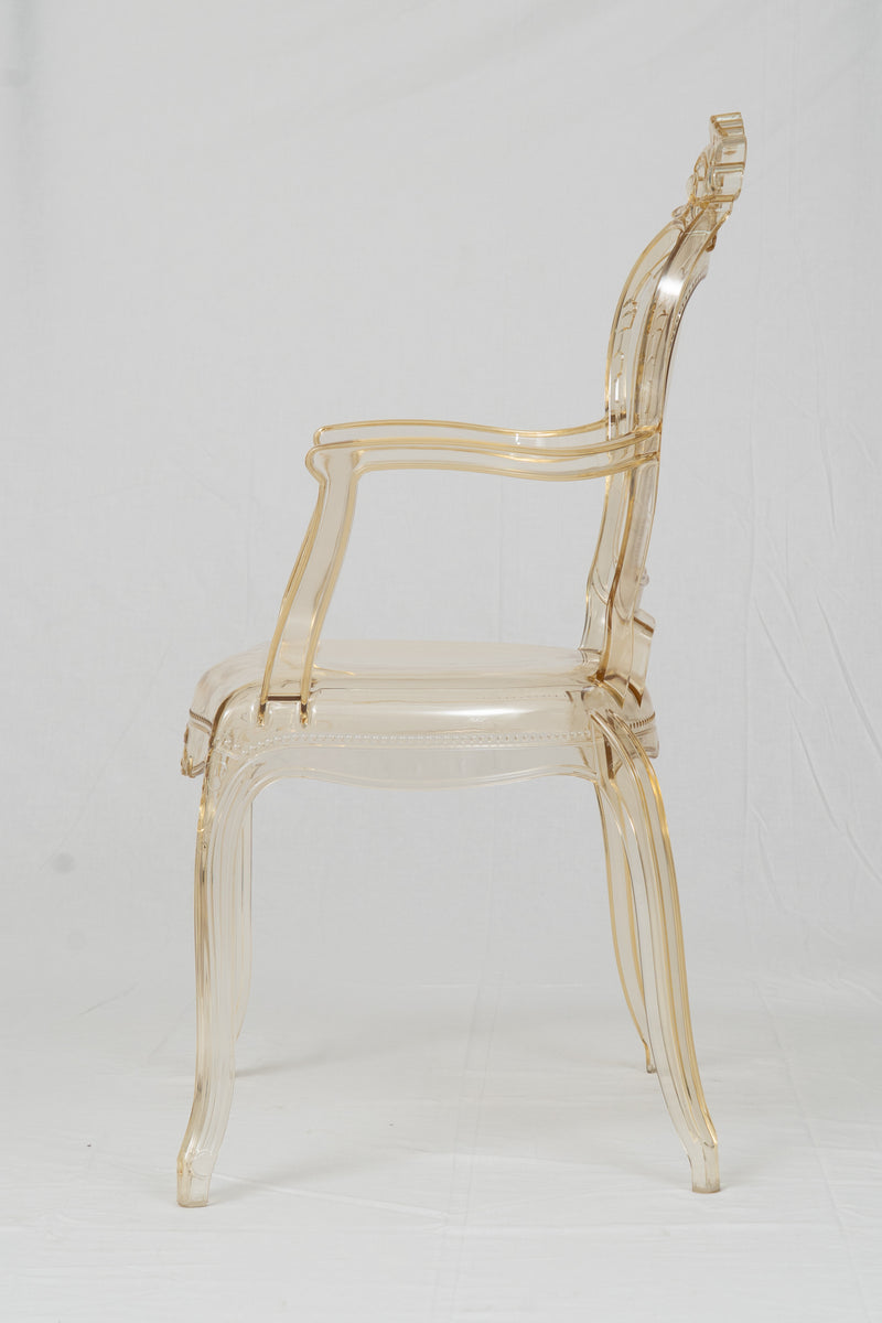 Biscottini Sedia da pranzo in policarbonato con braccioli