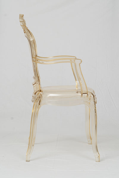 Biscottini Sedia da pranzo in policarbonato con braccioli