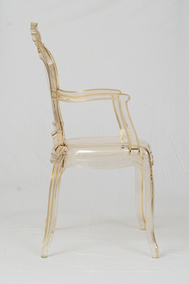 Biscottini Sedia da pranzo in policarbonato con braccioli