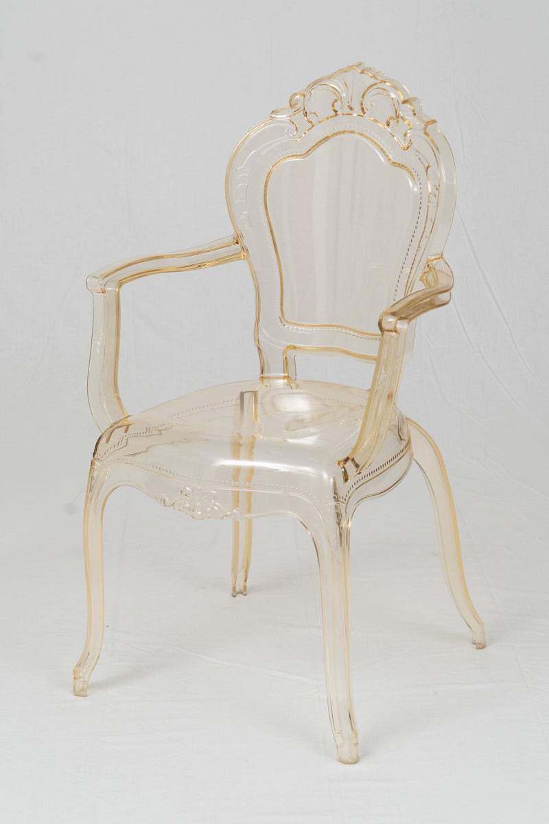 Biscottini Sedia da pranzo in policarbonato con braccioli