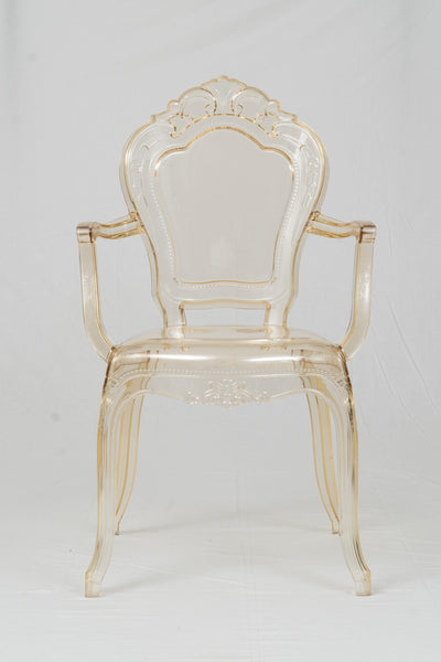 Biscottini Sedia da pranzo in policarbonato con braccioli