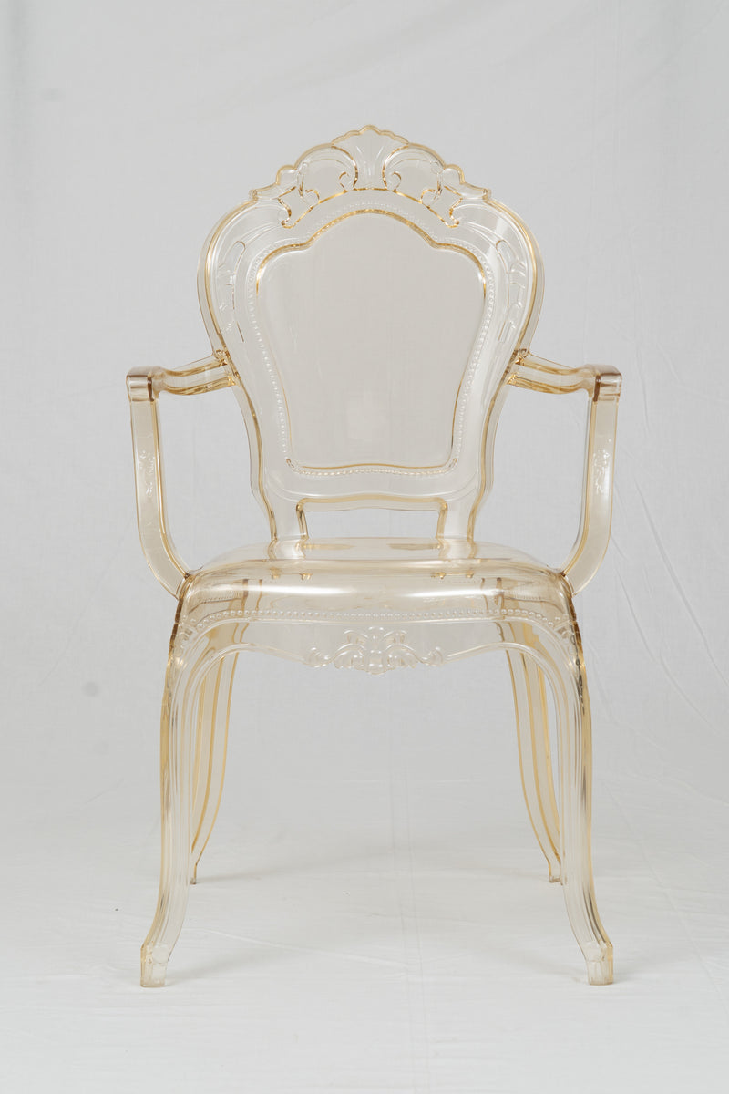 Biscottini Sedia da pranzo in policarbonato con braccioli