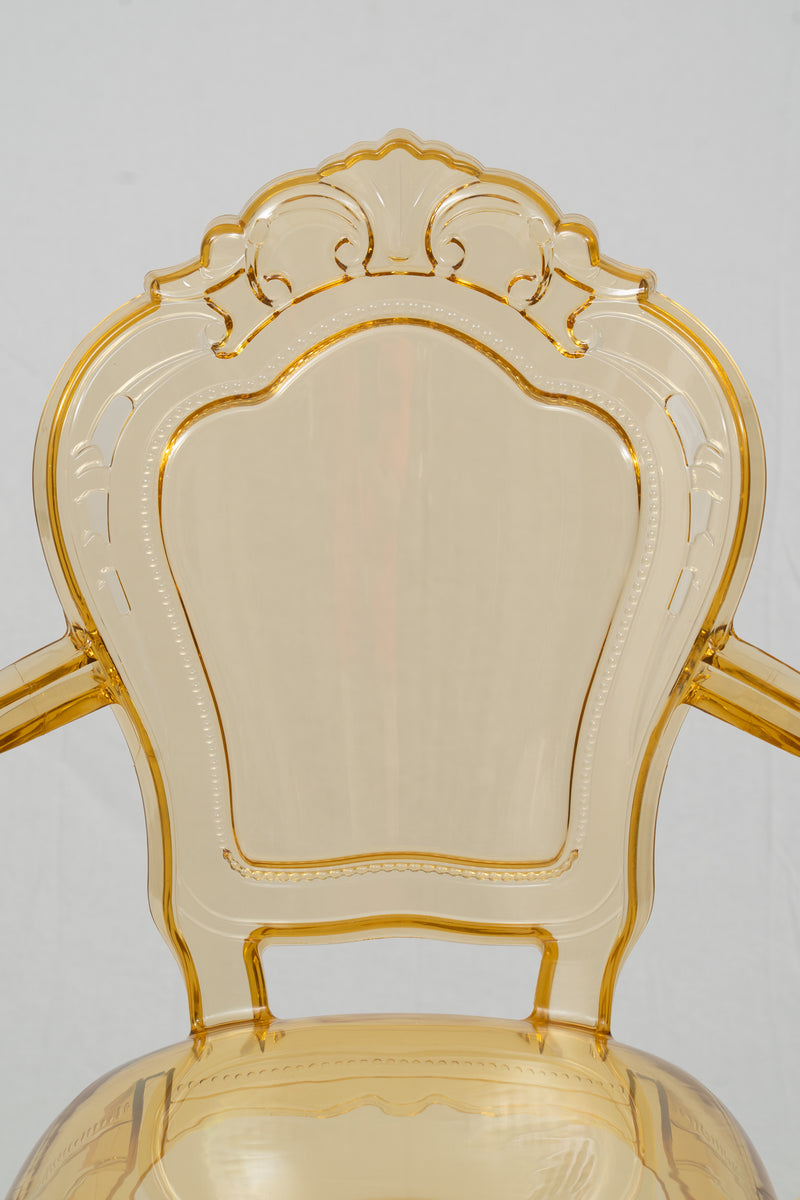 Biscottini Sedia da pranzo in policarbonato con braccioli