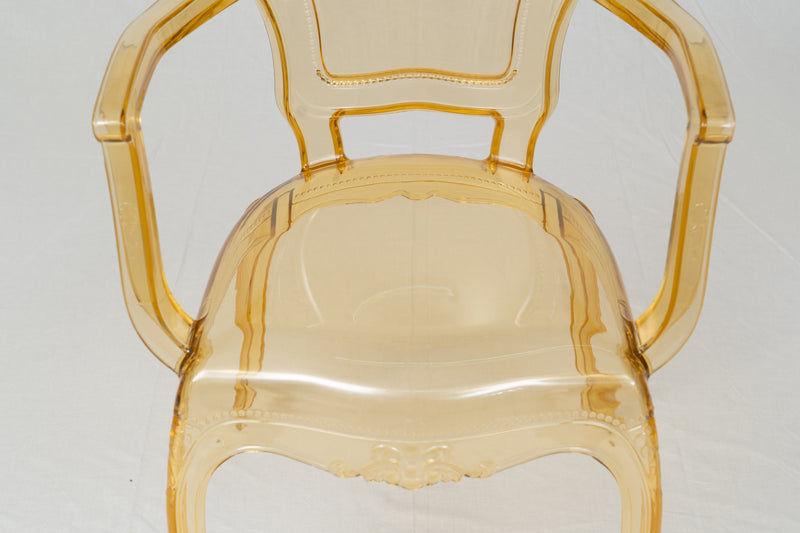 Biscottini Sedia da pranzo in policarbonato con braccioli